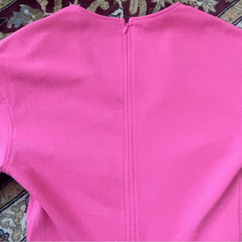 Ganni Stretch suiting v-neck mini dress - Picture 9 of 13